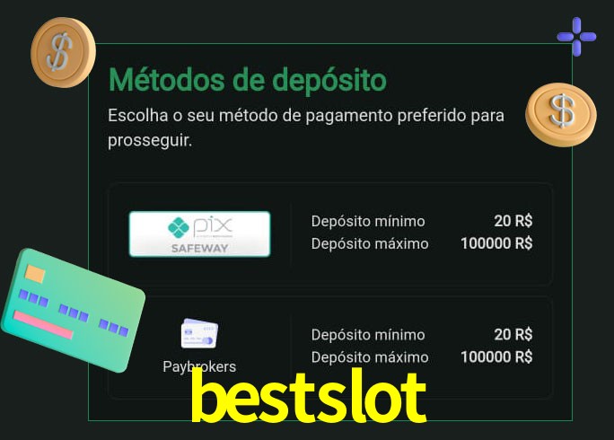 O cassino bestslot oferece uma grande variedade de métodos de pagamento